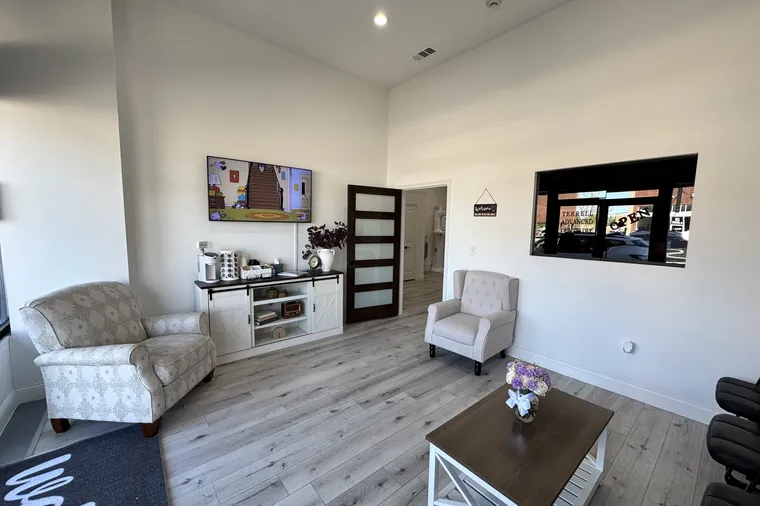 Reception and waiting area at Terrell Advanced Dentistry