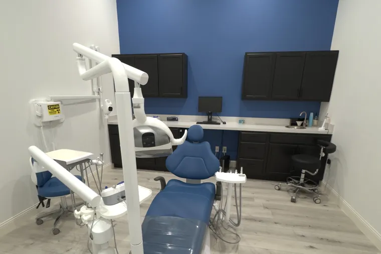 A treatment room at Terrell Advanced Dentistry